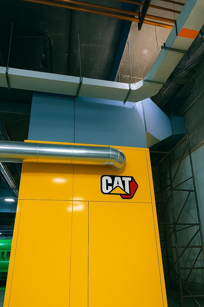 Ductos de escape para grupo electrógeno CAT
