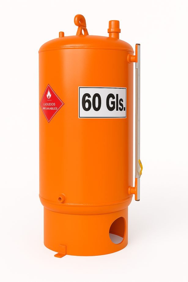 Tanque de abastecimiento de combustible de 60 galones